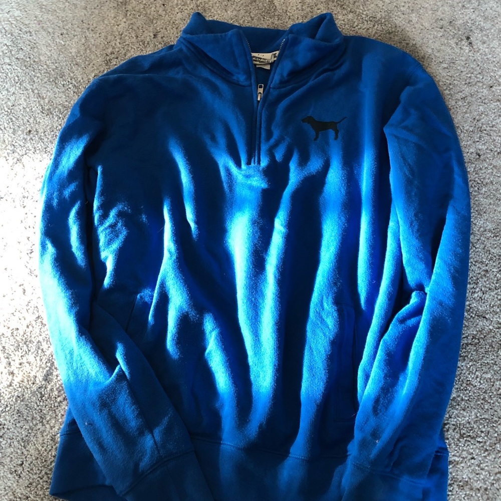 Blue Victoria secret hoodie